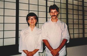 Stéphane Vien et Senseï Ohashi, fin des années 80.